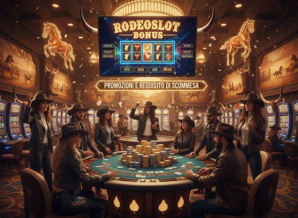 Rodeoslot bonus promozioni e requisiti di scommessa