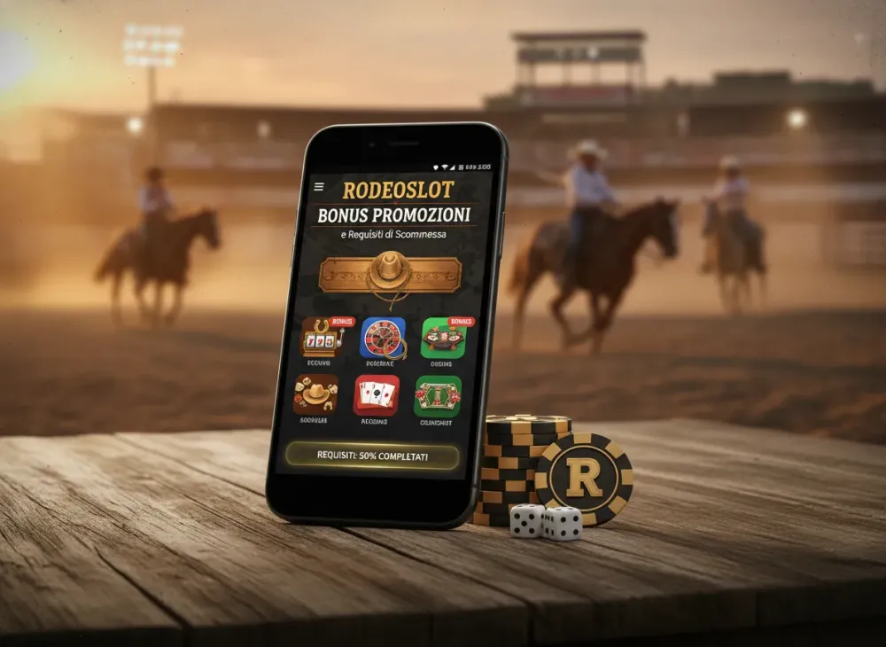 Rodeoslot bonus promozioni e requisiti di scommessa
